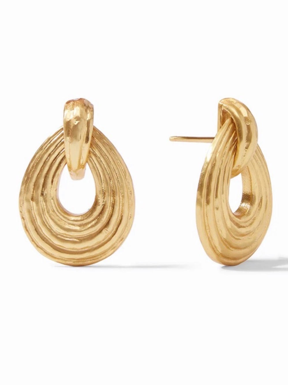 NWT Julie Vos Havana Demi Doorknocker Earring